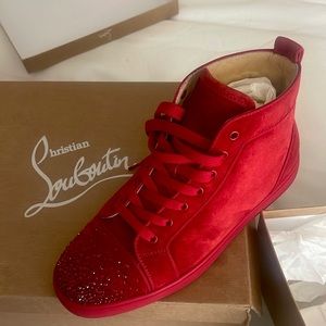 COPY - Authentic RED Christian Louboutin Men Tennis Shoe Sz 41.5
